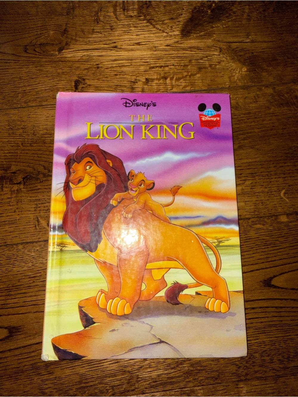 Disney Wonderful World of Reading Vintage Lion King Book